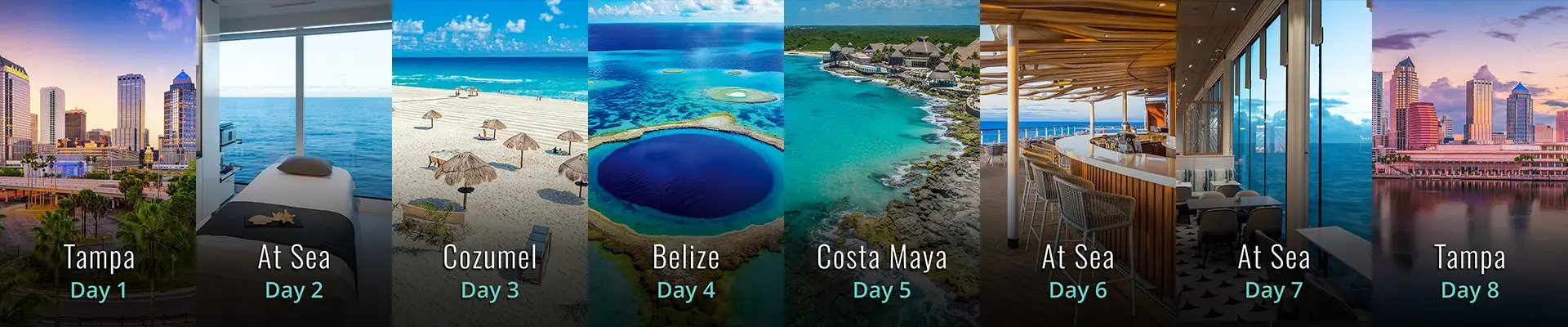 Country Cruising 2027 - Daily Itinerary